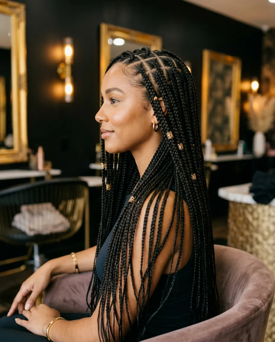 Pose de tresses